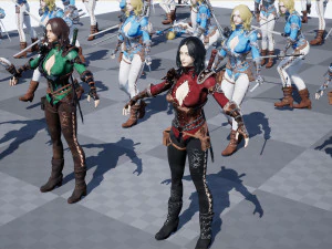 warrior rose 3D Model