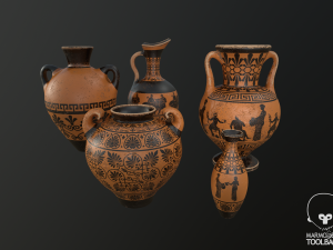 Vases Vol 01 - PBR Modello 3D