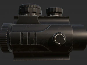 2x scope low poly 3D Model