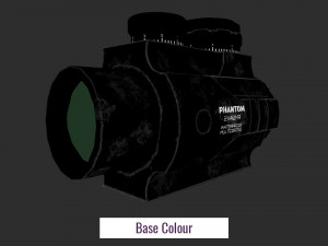 2x scope low poly 3D 모델
