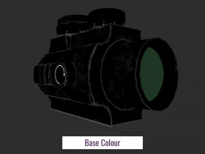 2x scope low poly 3D Model