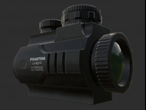 2x scope low poly 3D Model