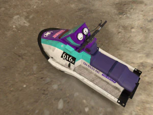 ski jet 3d boat model game ready 3D Model