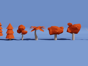 low poly nature pack by rgsdev 3D 模型