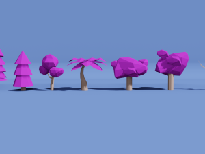 low poly nature pack by rgsdev 3D 模型
