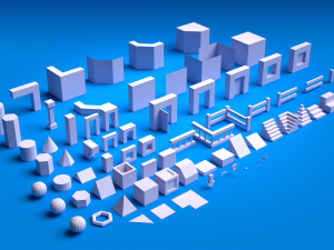 Free 3D Modular Low Poly Assets For Prototyping 3D मॉडल