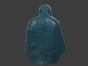 gandhi by claire sheridan 3dp 3D प्रिंट मॉडल