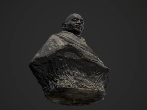 gandhi by claire sheridan 3dp 3D Print Model