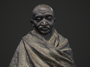 gandhi by claire sheridan 3dp 3D प्रिंट मॉडल