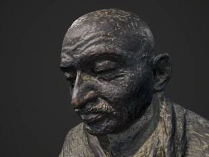 gandhi by claire sheridan 3dp 3D Print Model