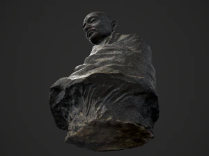 gandhi by claire sheridan 3dp 3D Print Model