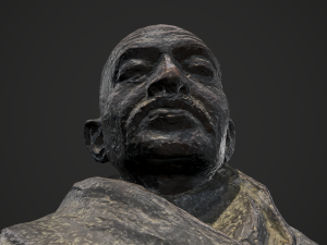gandhi by claire sheridan 3dp 3D प्रिंट मॉडल