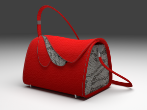 petals design bag for women Modelo 3D