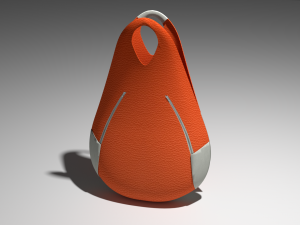 the apricot design bag for women 3D Model