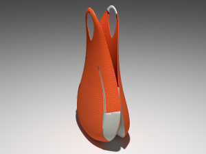 the apricot design bag for women 3D Model