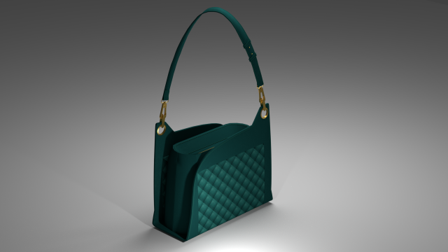 the envelope handbag 3D-Modell .c4d .max .obj .3ds .fbx .stl .blend 