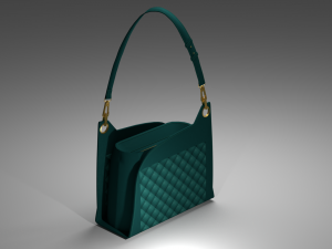 the envelope handbag 3D Model