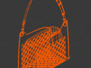 the envelope handbag 3D-Modell