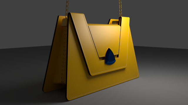 the diamond handbag 3D Model .c4d .max .obj .3ds .fbx .stl .blend