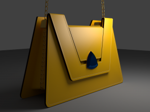 the diamond handbag 3D Model