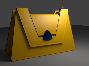 the diamond handbag 3D Model