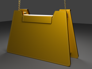 the diamond handbag 3D Model