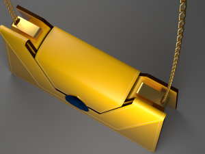 the diamond handbag 3D Model