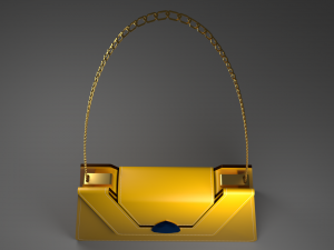 the diamond handbag 3D Model