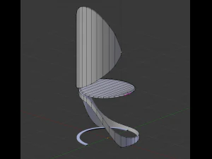 the peel chair 3D Model