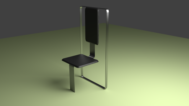 the rectangle chair 3D Модель .c4d .max .obj .3ds .fbx .stl .blend 
