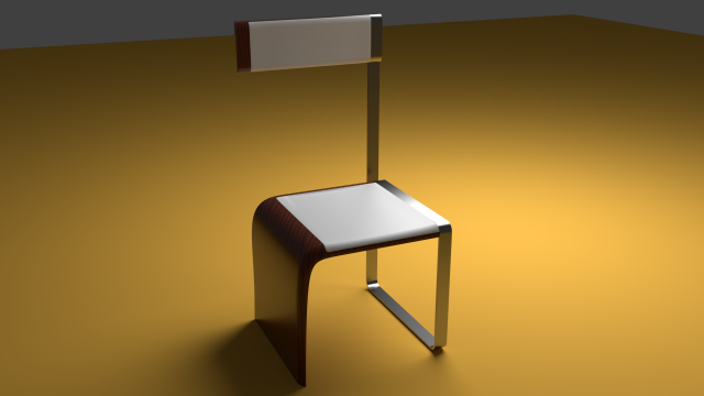 the smooth chair Model 3D .c4d .max .obj .3ds .fbx .stl .blend 