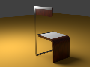 the smooth chair Model 3D