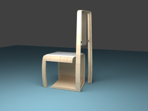 the deviant chair 3D Модель
