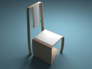 the deviant chair 3D Модель