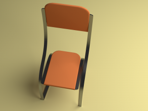 the bridge chair 3D मॉडल