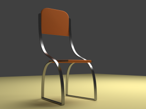 the bridge chair 3D मॉडल