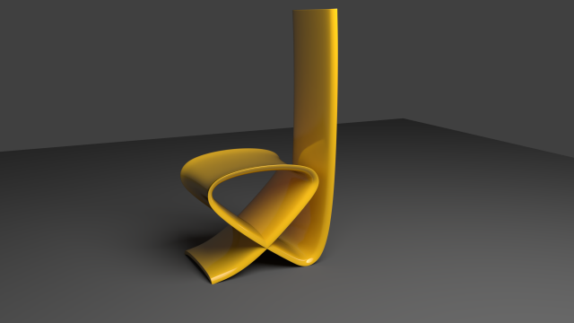 the curved chair Modèle 3D .c4d .max .obj .3ds .fbx .stl .blend 