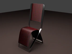 następne krzesło Model 3D