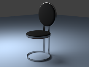 the circles chair 3D 모델