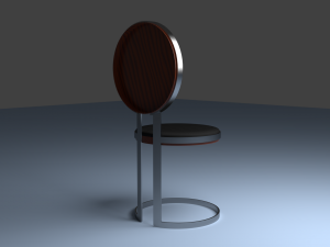 the circles chair 3D Модель