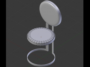 the circles chair 3D Модель