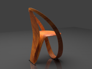 the cocoon chair 3D Model