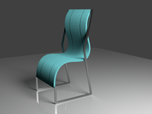 the sledge chair 3D Model