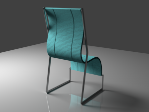 the sledge chair 3D Model