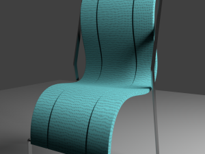 the sledge chair 3D Model