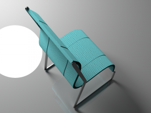 the sledge chair 3D Model