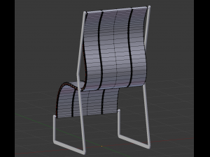 the sledge chair 3D Model