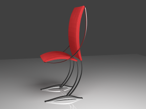 the bipod chair 3D 모델