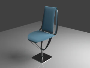 krzesło do pozostania w domu Model 3D