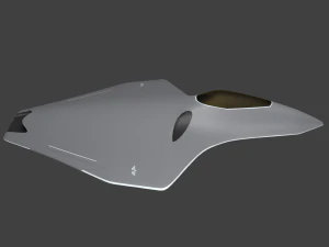 sixth generation stealth fighter 1 3D Model